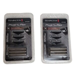 NEW Remington Shaver Replacement Head Mens 2 Pack SP390 Pivot Flex Titanium